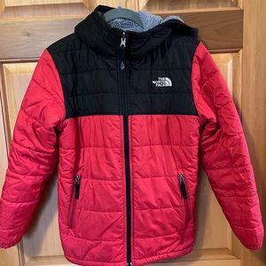 Boys North Face reversible jacket